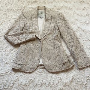 GUESS Floral Lace Blazer